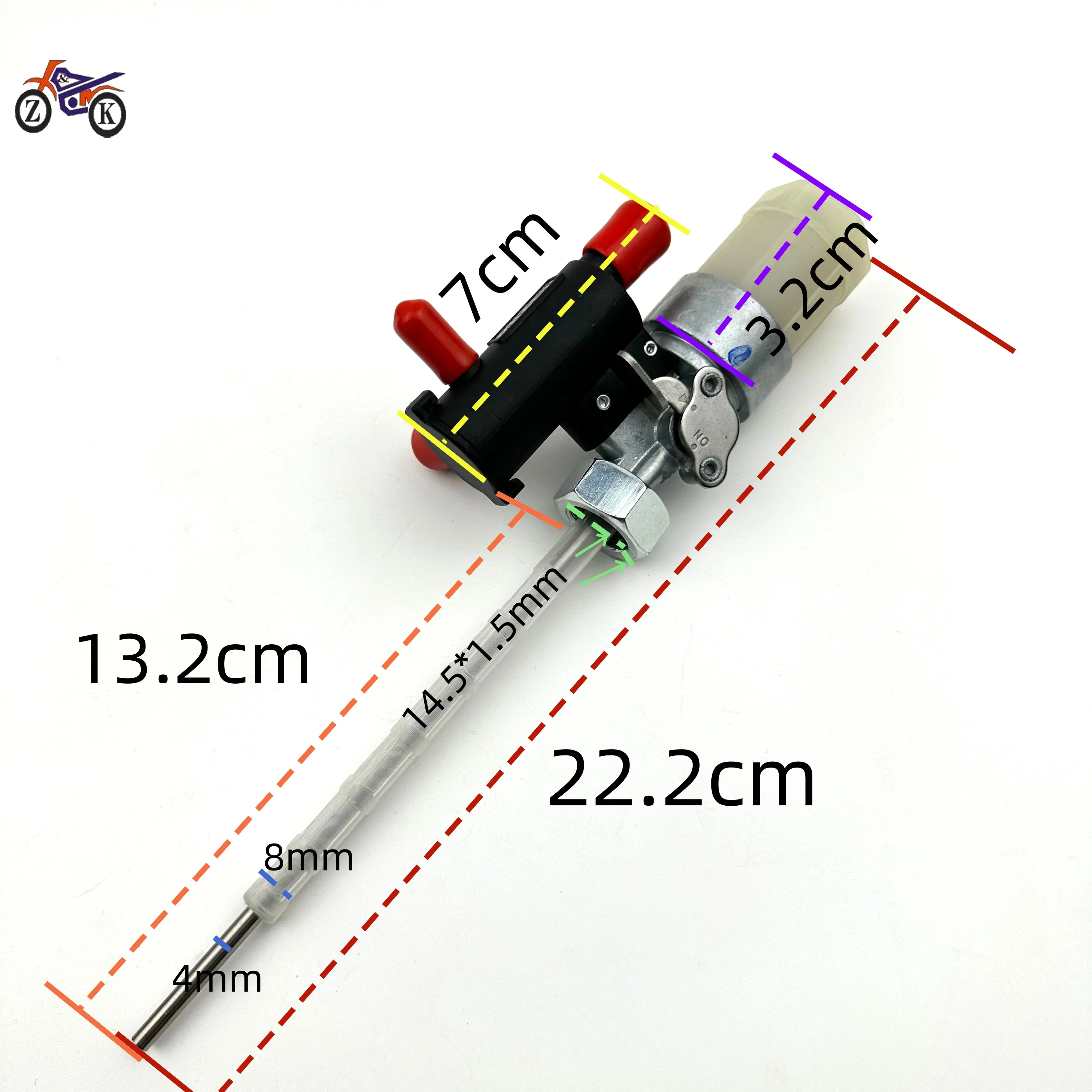 Motorcycle FUAI FAI EFI national four 125/150/200 rider three-wheeled motorcycle original tank control oil switch