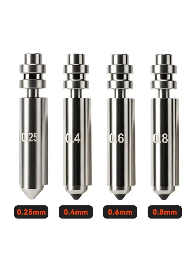 Dysza bimetaliczna do hotendu Anycubic Kobra 4 Kobra X, ulepszona, wysokotemperaturowa, 0.25/0.4/0.6/0.8mm, akcesoria do drukarki 3D Kobra X — zdjęcie produktu 7