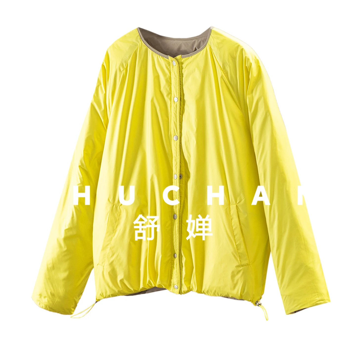 سترة نسائية بألوان زاهية 90 من Goose Down على الوجهين 24I4 Casacos Femininos Inverno 2025