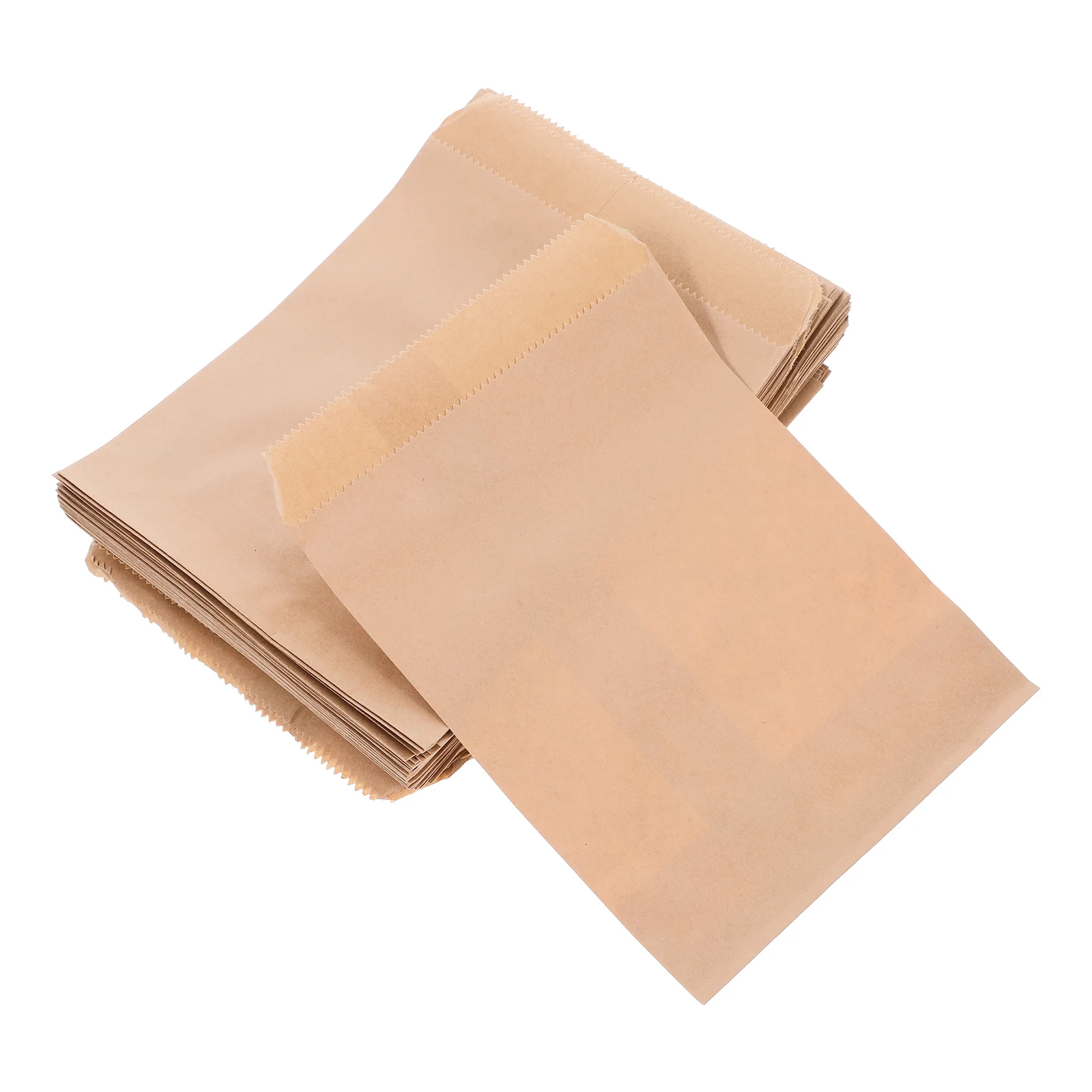 

100 Pcs Paper Food Bags Mini Sweet Grease Resistant White Takeout Containers Hot Dogs Oil Proof Party Supplies Snack Packaging