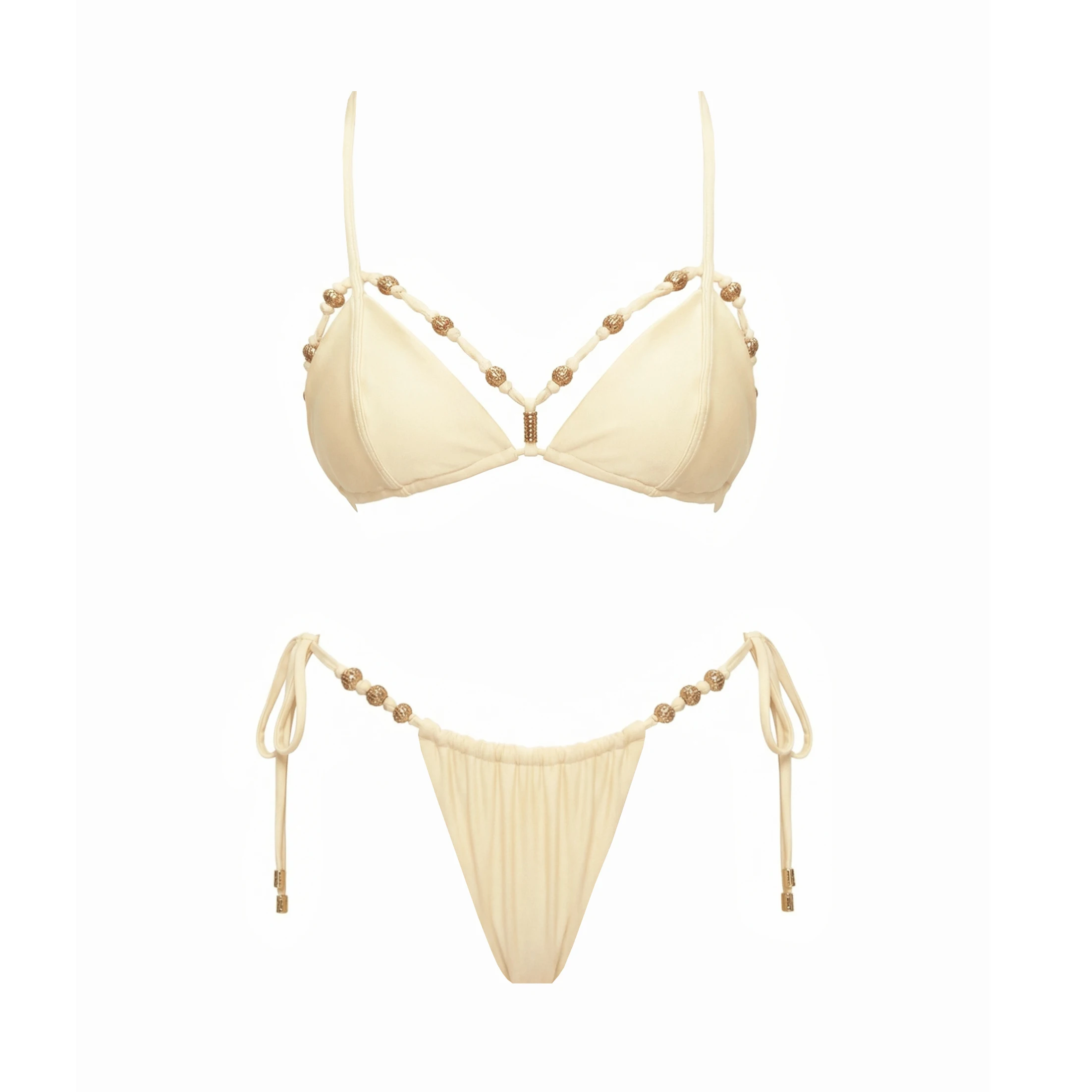 Bandeau 3 Pieces Bikini 2026 Sexy Women Swimsuit Swimwear Female Dress Cover Up Bikini Set Beachwear Bathing Suit Swimming Suit