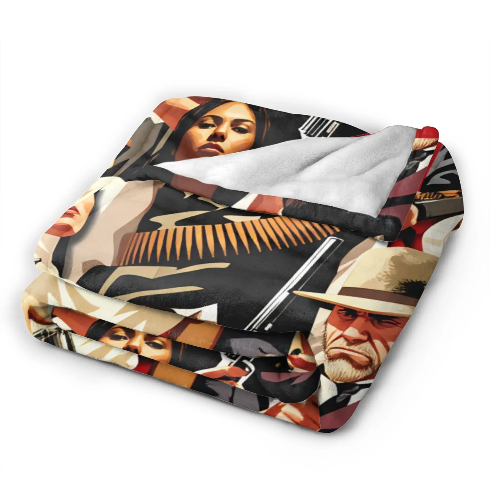 مورغان هارتس ويست كاوبوي البطانيات لينة الدافئة الجمالية أفخم رمي بطانية للأطفال الكبار الأريكة السرير الفانيلا المفرش غطاء السرير #5