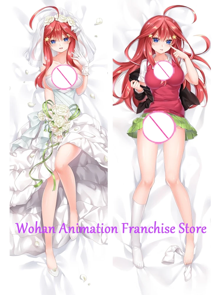 

Наволочка для подушки Аниме Dakimakura Itsuki Nakano украшение на Хэллоуин Рождество двусторонняя печать в натуральную величину