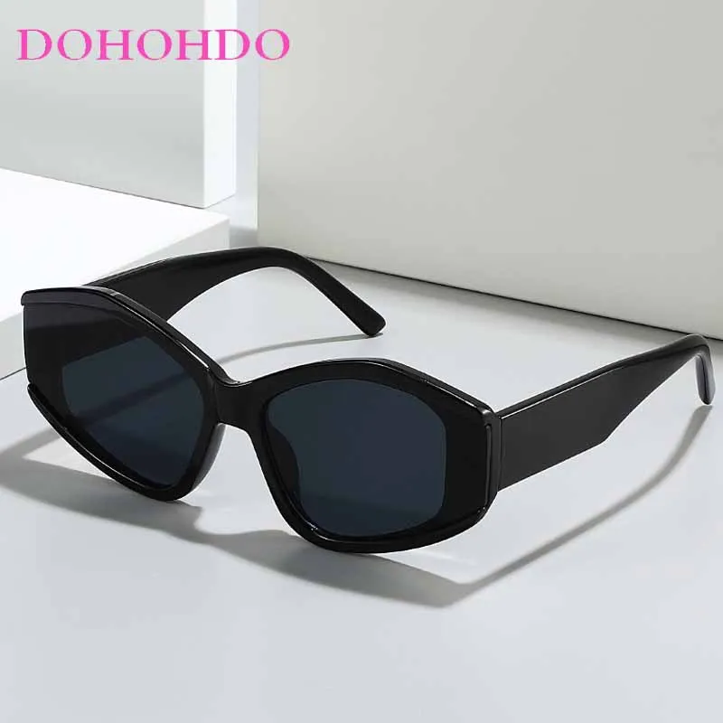 

Punk Men Women Sunglasses Cat Eye Candy Color Frame Hip-hop Driving Sun Glasses Trendy Popular Ladies Girl Eyewear Shade Driving