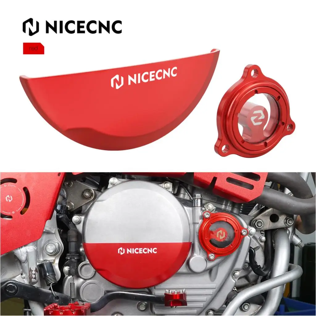 

For HONDA XR650L XR 650 L 1993-2024 2022 2021 Clutch Cover & Engine Oil Filter Cap Cover Guard Protector Kit NiceCNC Motocross