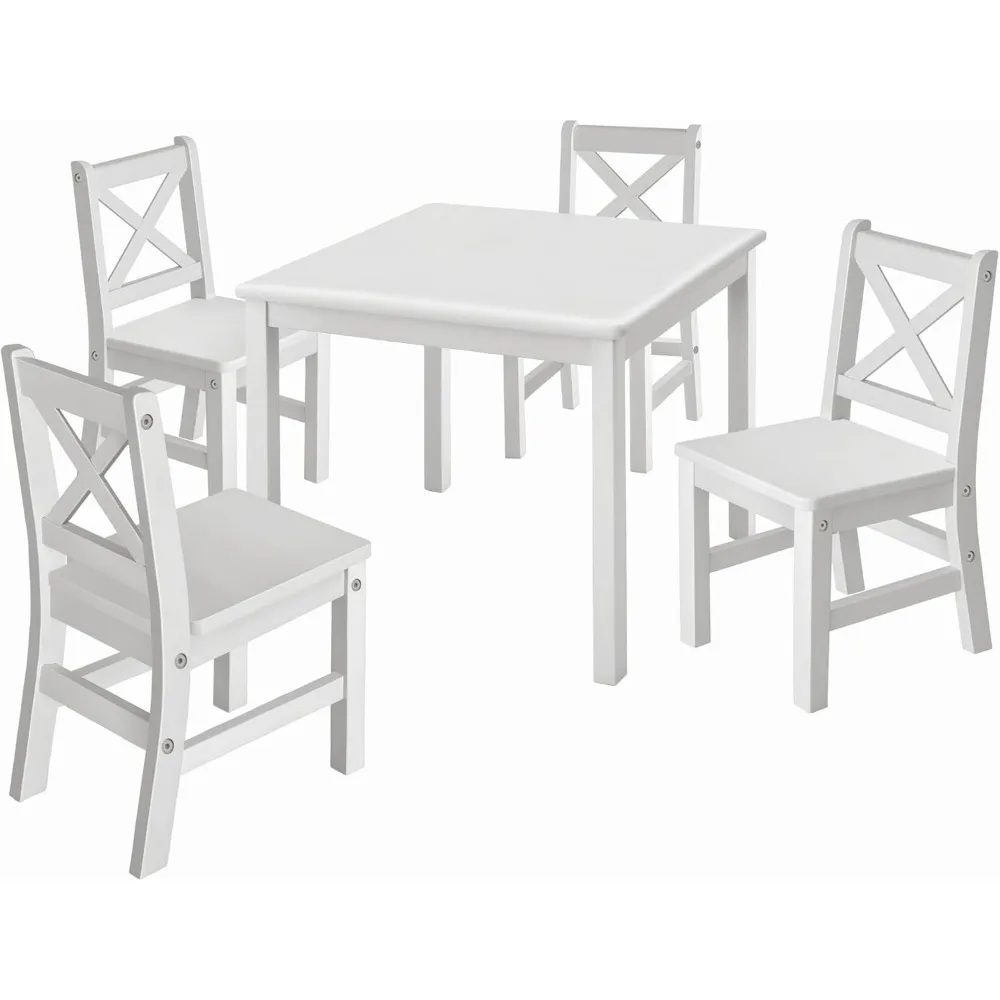 Kids Hardwood Table Set 2