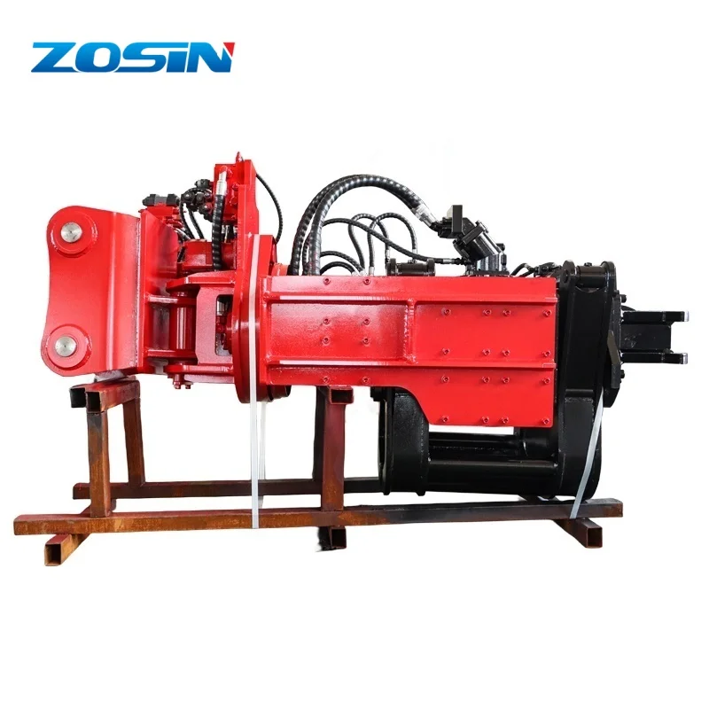 ZSS800 High Quality Solar Pile Hammer Bridge Pile Foundation 50-70 Ton Excavator Photovoltaic Hydraulic Vibro