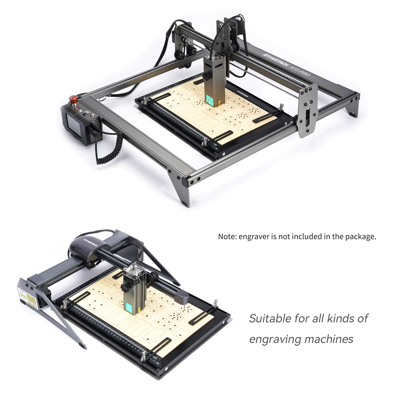 ATOMSTACK Laser Engraver F1 Honeycomb Working Table All-metal Structure Steel Panel Board Platform with Measurement Scale