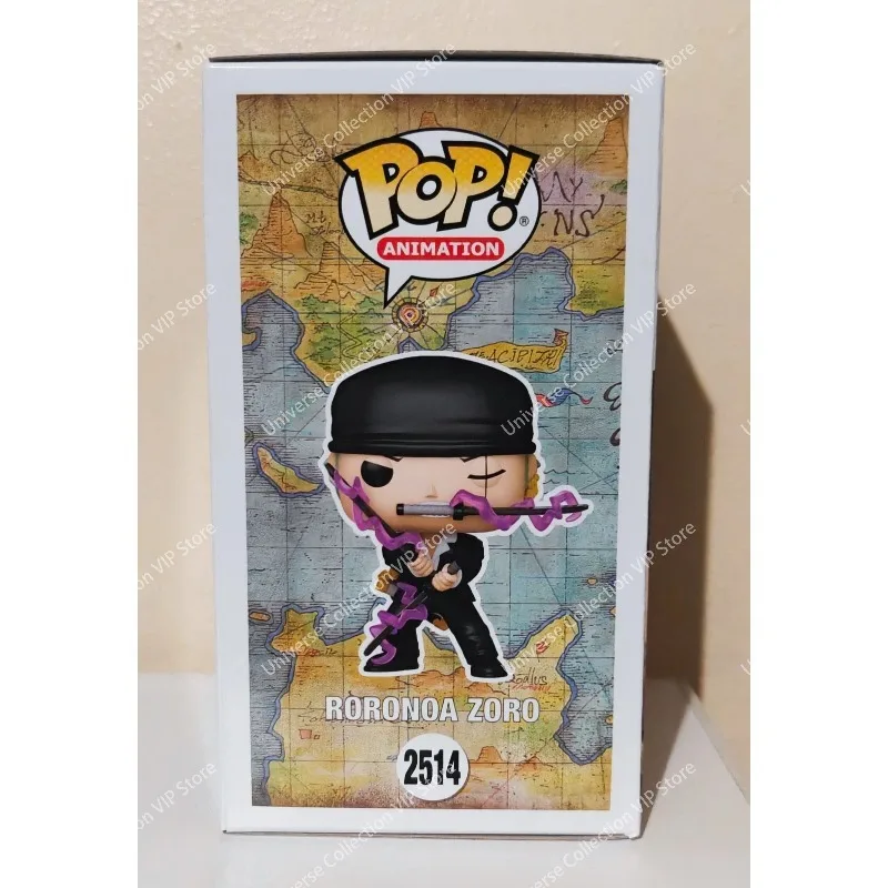 Funko POP One Piece Roronoa Zoro Haki Wrapped Dressrosa Arc Collectible Character Figure Anime Display Ornament Gift for Fans - view 5