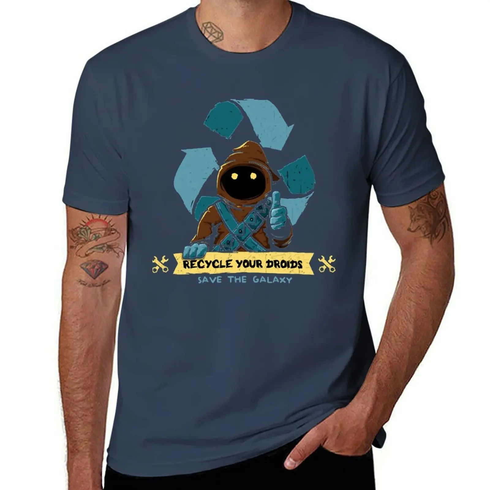 

Recycle your droids - Jawa Classic T-Shirt Work Wear Lightweight Tee