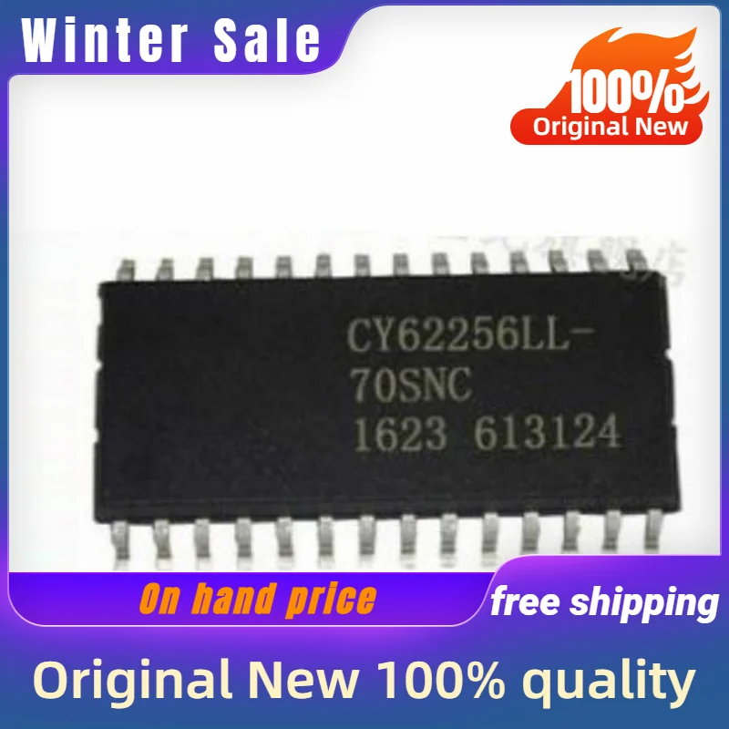 5PCS New original CY62256LL CY62256LL-70SNC SOP-28 quality goods