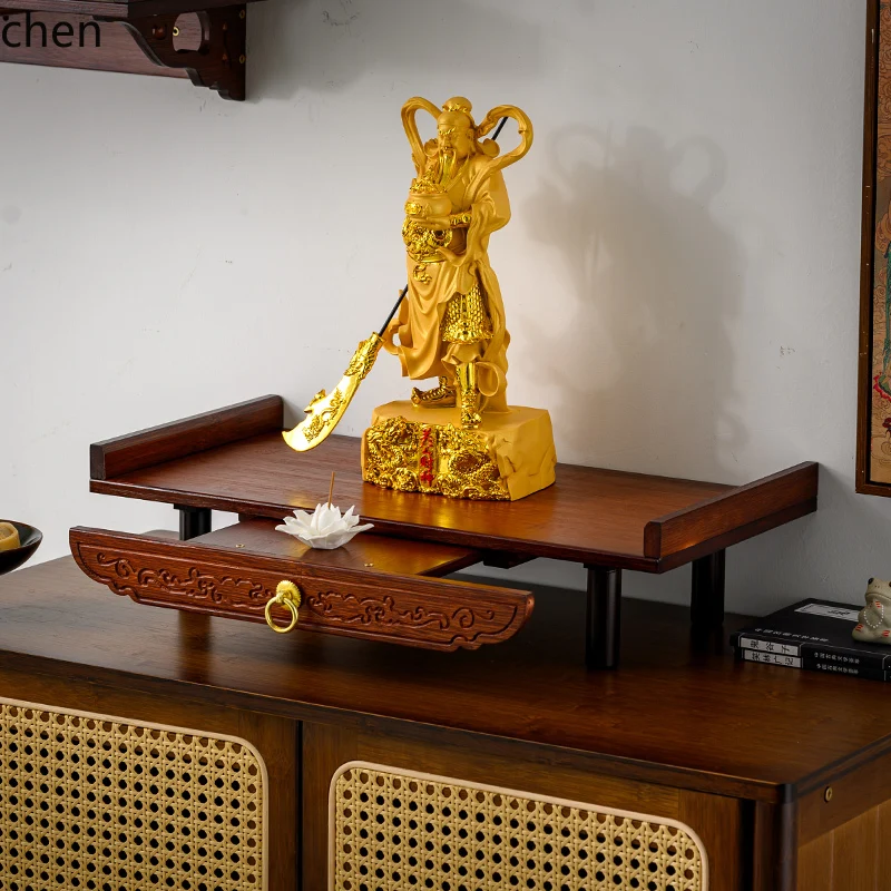 

YXY Altar Buddha Statue Base Elevated Offering Table Worship Table Home Buddha Shrine Display Stand