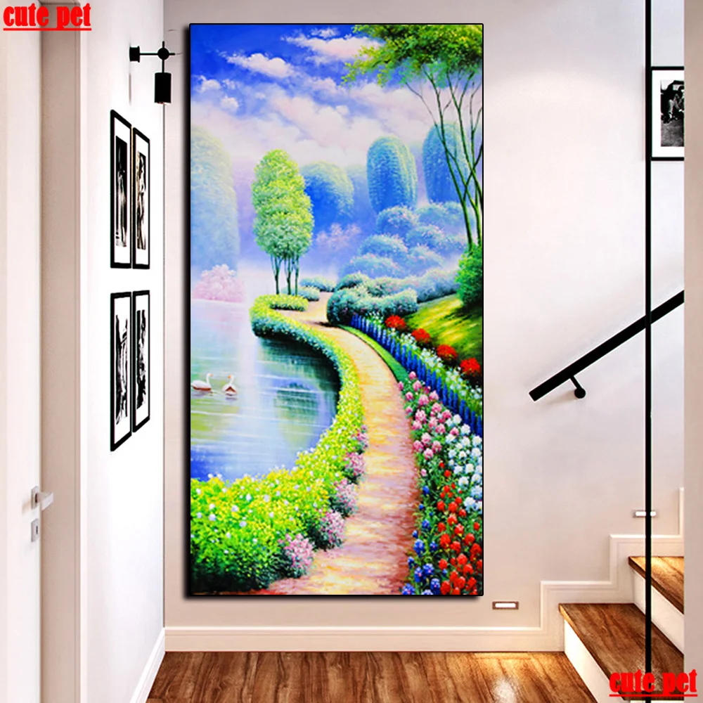 Full Square Drill Natural scenery 5D Diamond Painting 