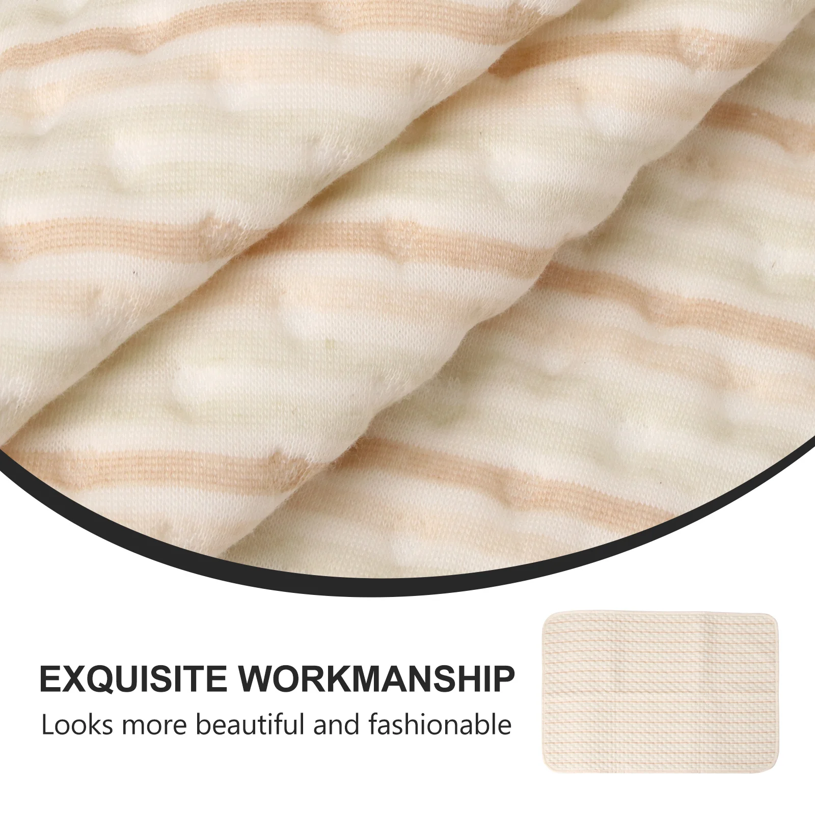 

1 шт., детский водонепроницаемый наматрасник, бежевый, мягкий, прочный, детский писсуар, дышащий коврик для подгузников, моющийся коврик для подгузников