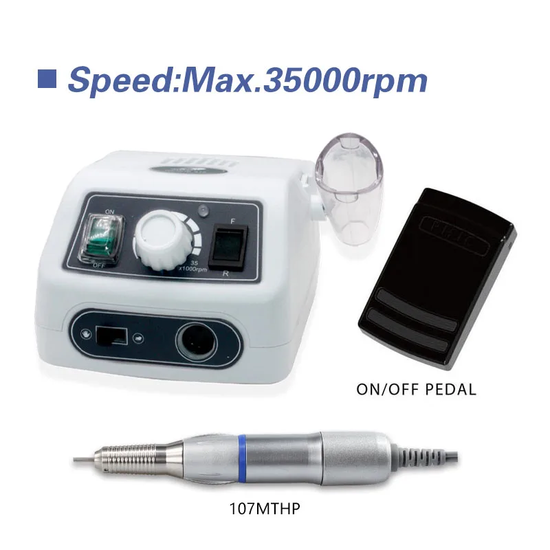 

RHJC RENHE 315 107MT Low Vibration Polishing Handpiece 2.35mm Collet Chuck Strong Electric Jewelry Brush Micromotor 35000RPM