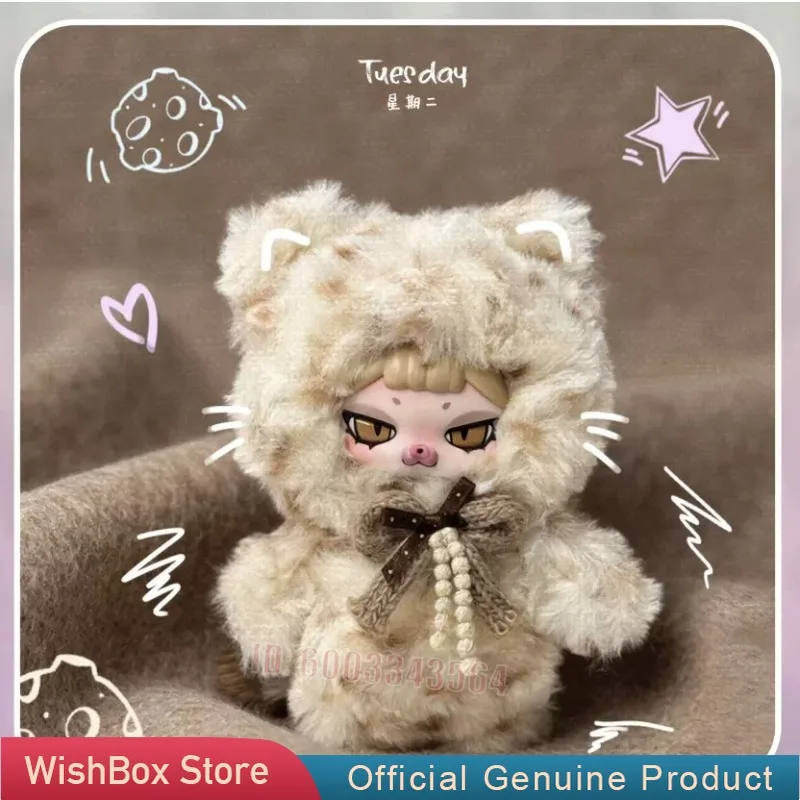 PIKU The Week Series Blind Box Vinyl Plush Cut Anime Figure Doll