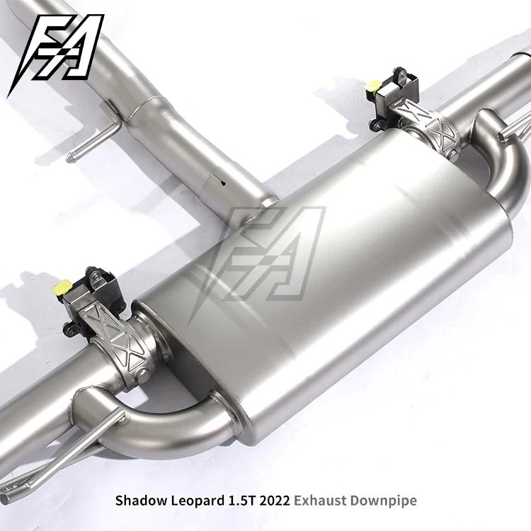 For Trumpchi Empow 1.5T 2022 Exhaust System Middle and Tail Section Cat Back Exhaust Pipe Electronic Valve Exhaust Muffler view 5