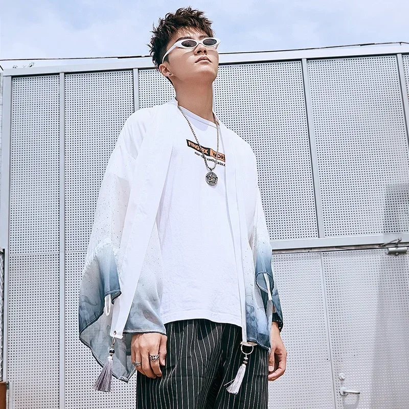 Roupas orientais masculinas on-line loja chinesa roupas tradicionais chinesas para homens hanfu roupas tang quimono cardigan masculino 10616