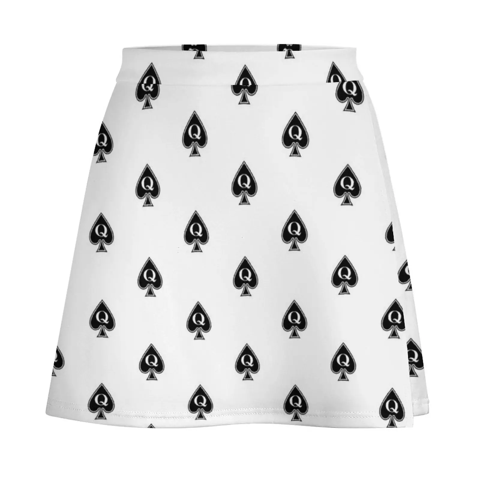 เคสโทรศัพท์ Queen of Spades-กระโปรงนักเรียนฤดูร้อนของผู้หญิงเกาหลี2023เสื้อผ้าผู้หญิงสีขาว ROK MINI