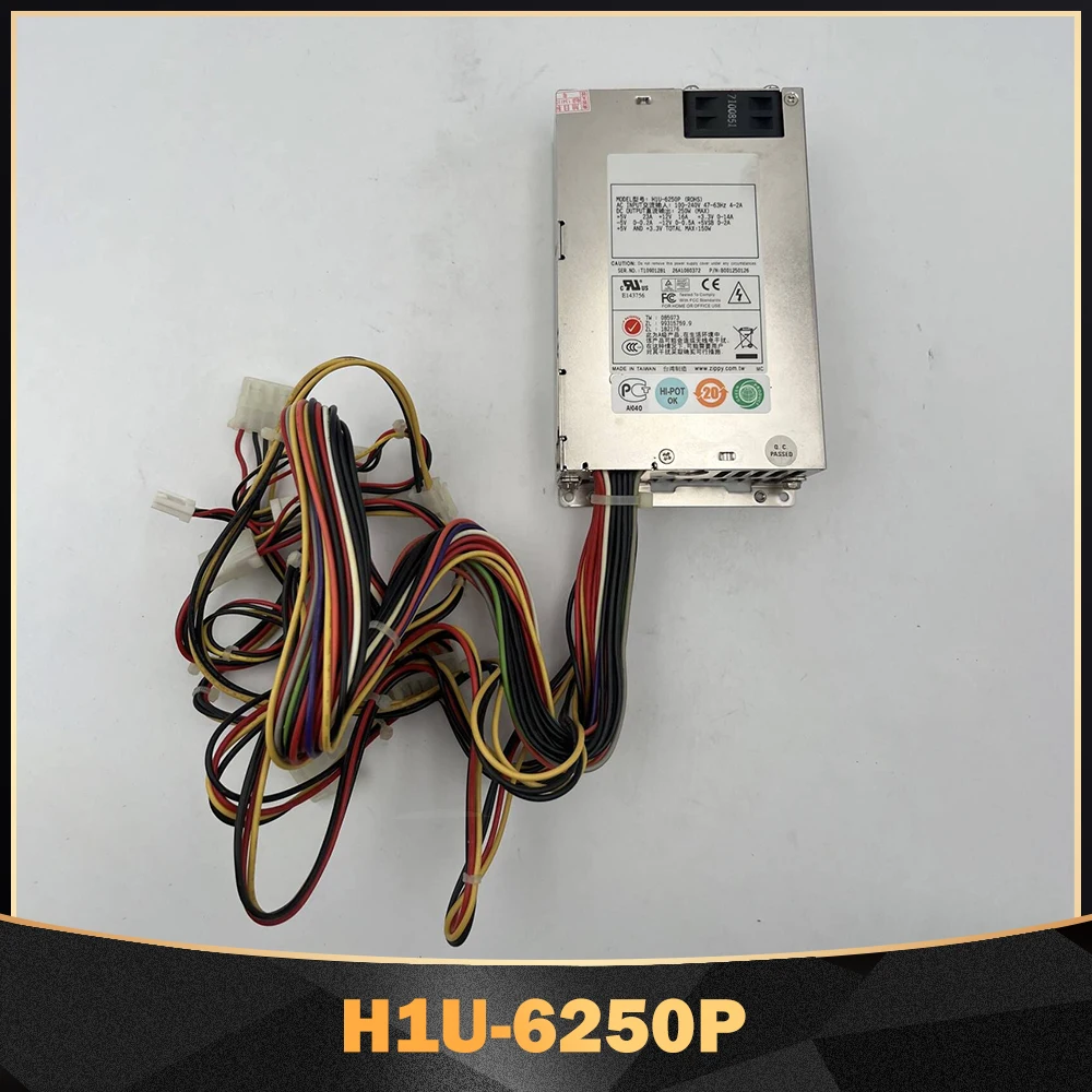 For Zippy 250W Server Power Supply 1757000557 H1U-6250P