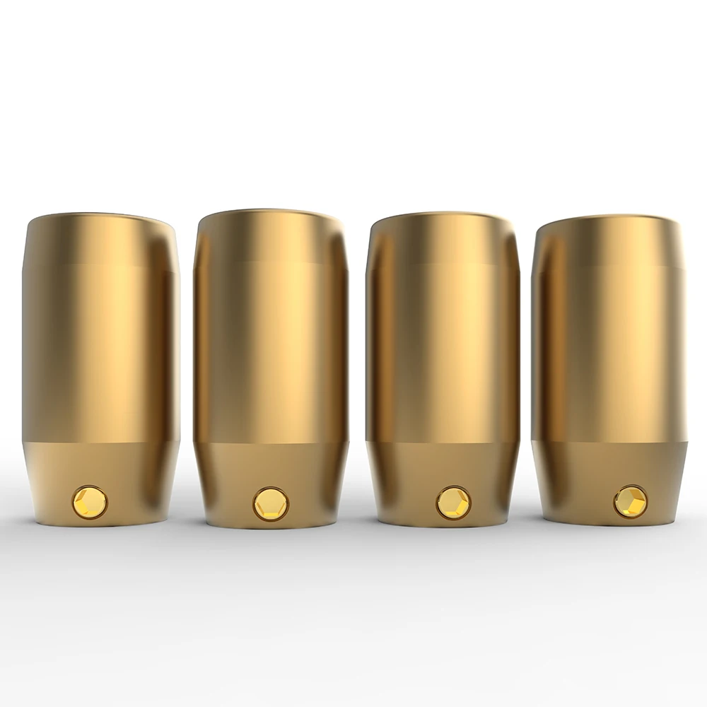 Горячая Распродажа 4x Audiocrast CT4021G Золотой цветной динамик RCA кабель аудио провод Nosie стопорный кабель диаметр 9 мм