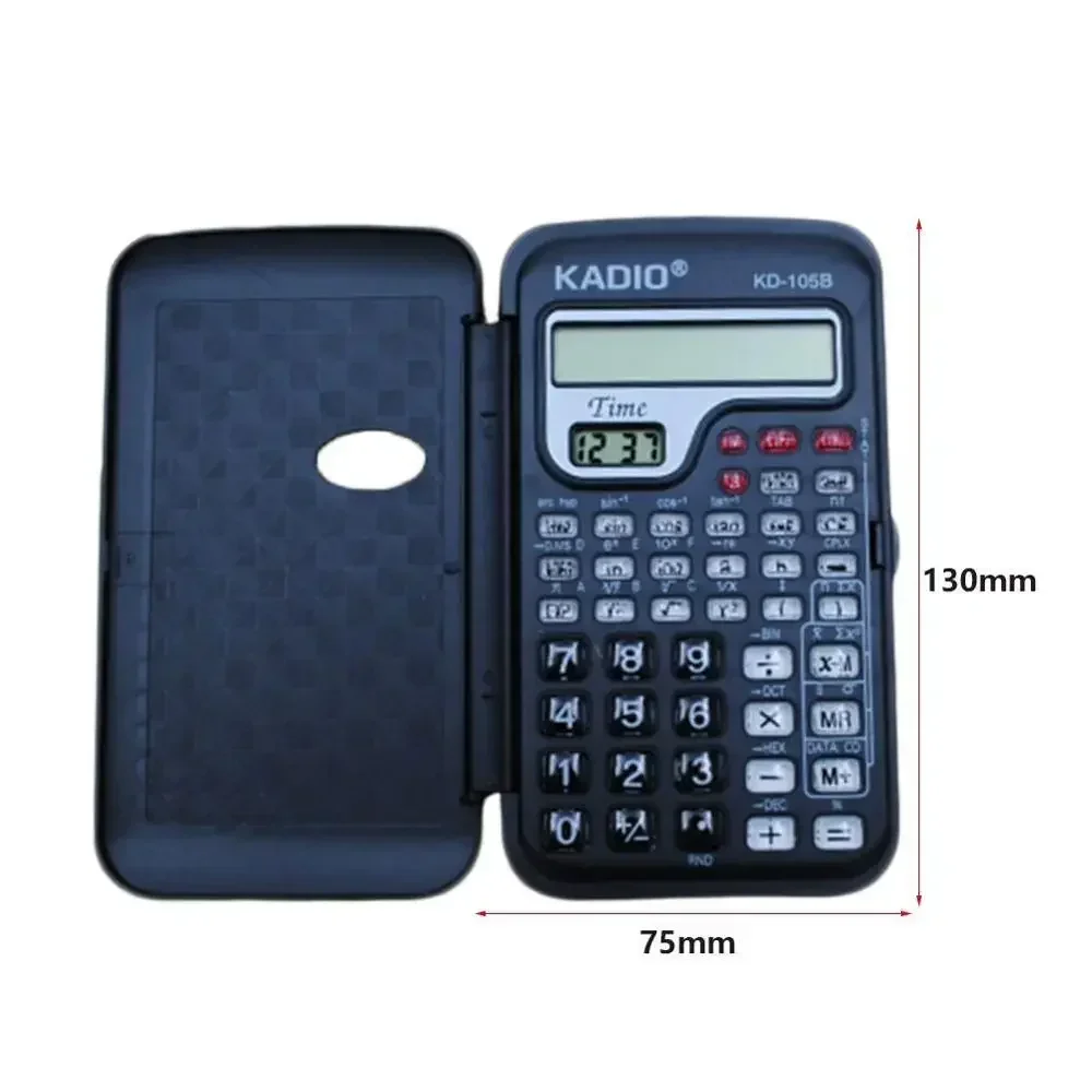 New Portable Multifunctional Pocket Handheld Scientific Calculator With Clock Student School College For Mathematics Teaching