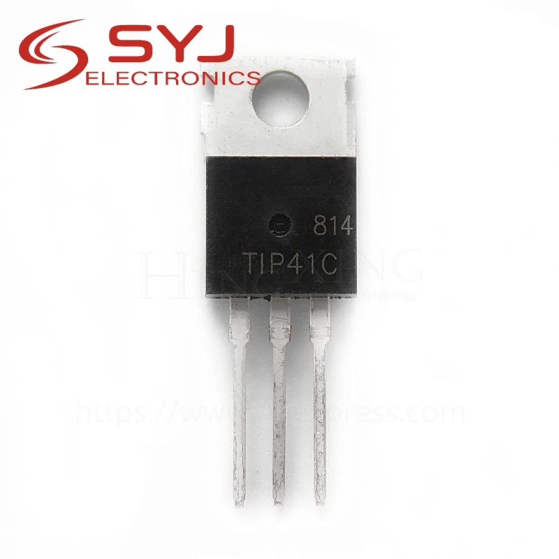 10pcs/lot TIP41C TIP41 TO-220 6A 100V 65W new original In Stock