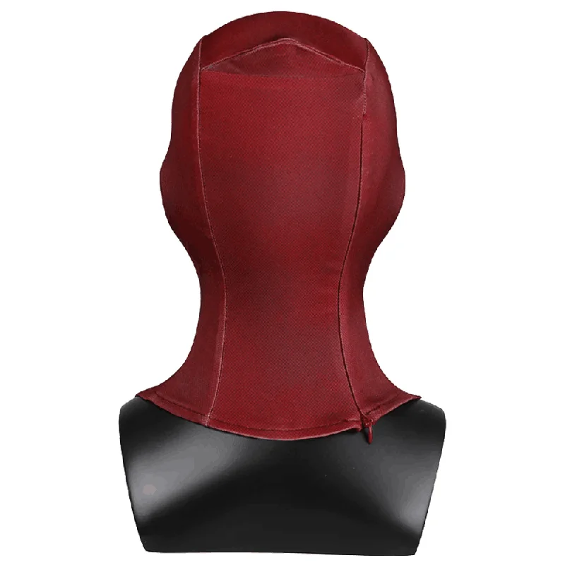 Máscara de Deadpool para Cosplay, accesorio de disfraz, máscaras de Deadpool para adultos, tocado de poliéster para fiesta de Halloween, disfraz de vestir (sin carcasa), 2024