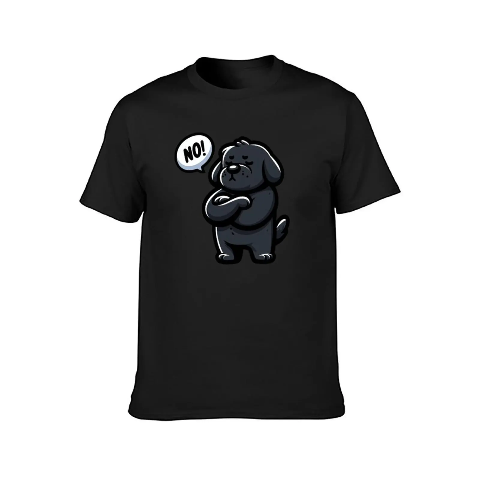 Newfoundland Dog Stubborn T-Shirt customs design your own summer top men workout shirt