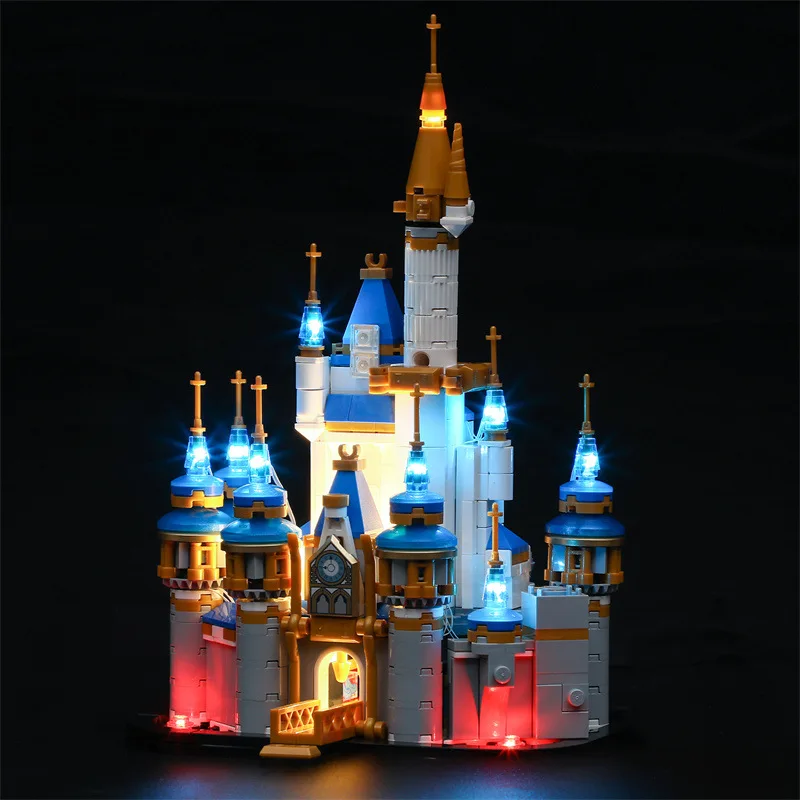 Kit luci LED fai-da-te per LEGO 40478 Mini 50th animexercement Castle Princess House (solo luce a LED, senza modello di blocchi)