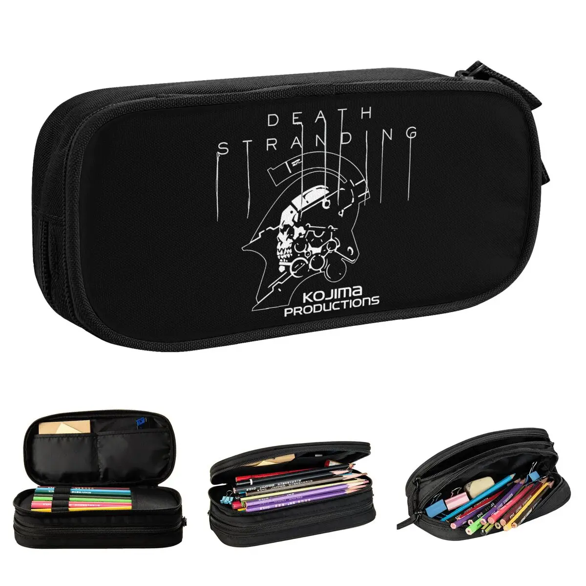 

Death Stranding Kojima Game Pencil Cases Pen Holder Bag Girl Boy Large Storage School Supplies Gifts Pencilcases