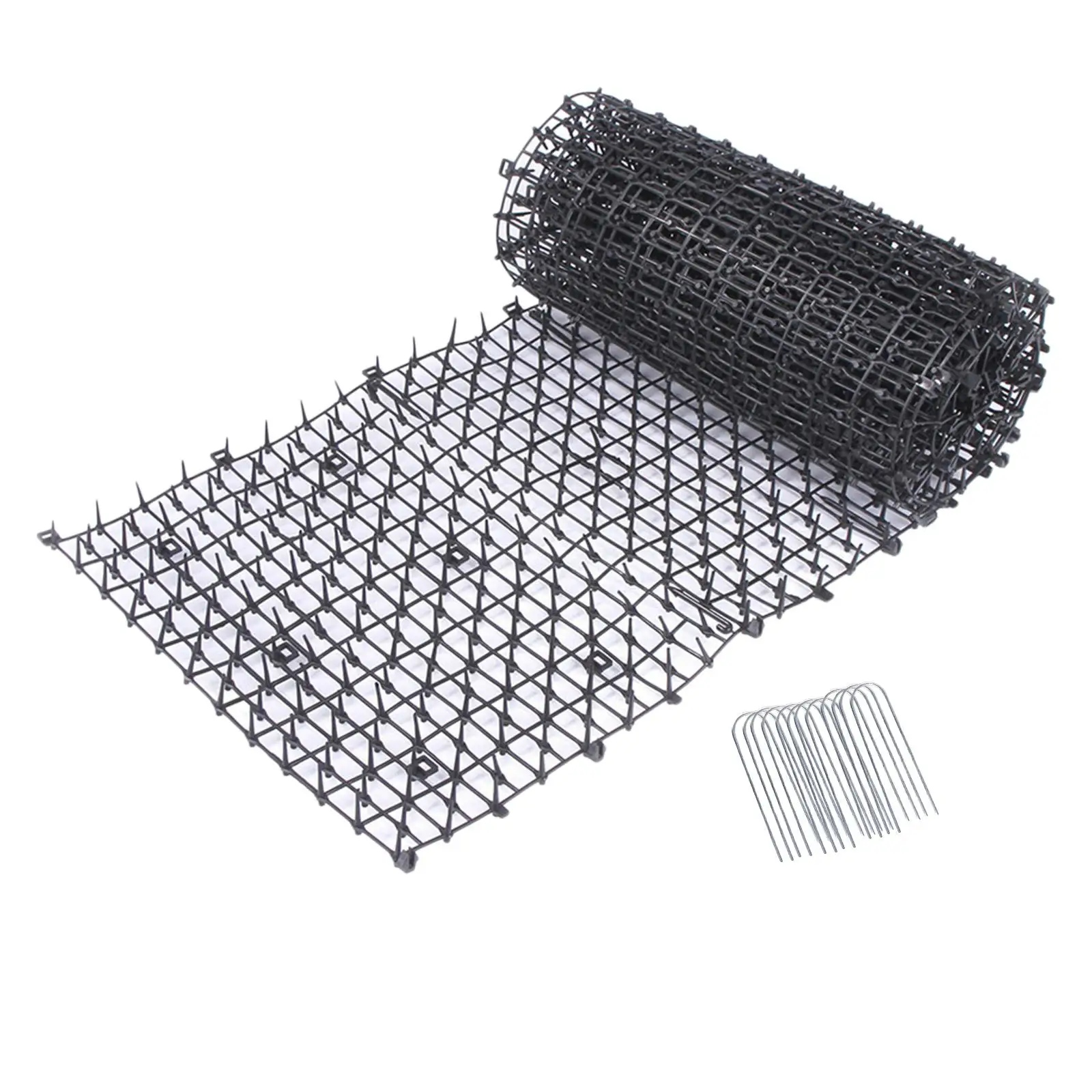 Cat Scat Pad Dog and Cat Scarer Spikes Mat Plastic Animal Baffle for Garden Beds Furniture and Vegetable Plots