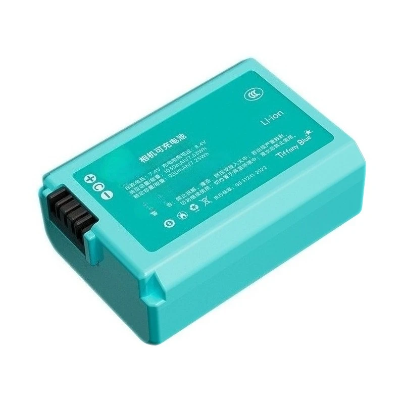 7.4V 1030mAh NP-FW50 Rechargeable Li-ion Battery Fully Decoded For Sony A6400 A6300 ZV-E10 A7M2 A7R2 Mirrorless Camera