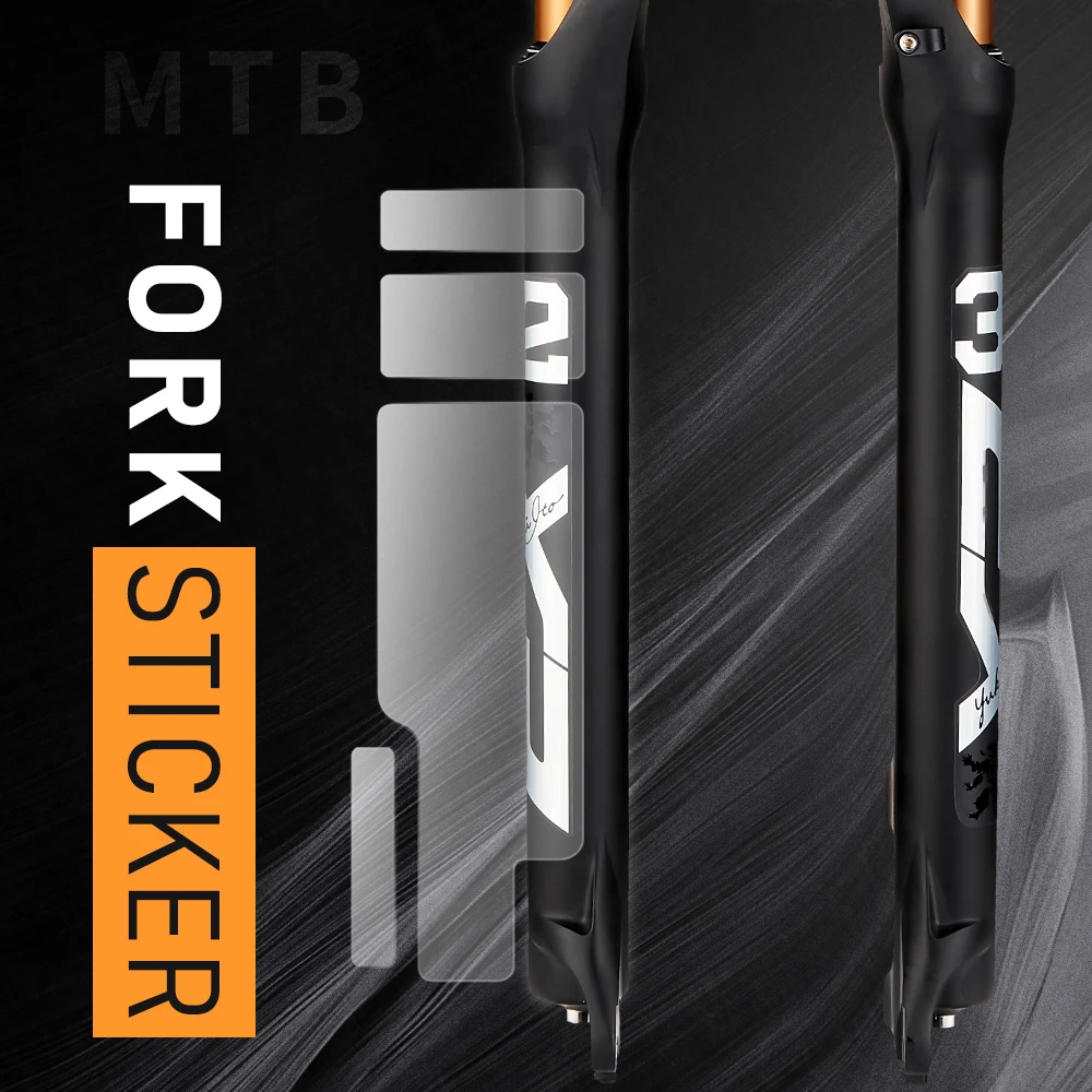 MTB Gabel-Aufkleber PVC-Schutzfolie Fahrrad-Aufkleber Kratzfester Schutz Fahrradrahmen-Aufkleber Schutzfolie – Detail 1
