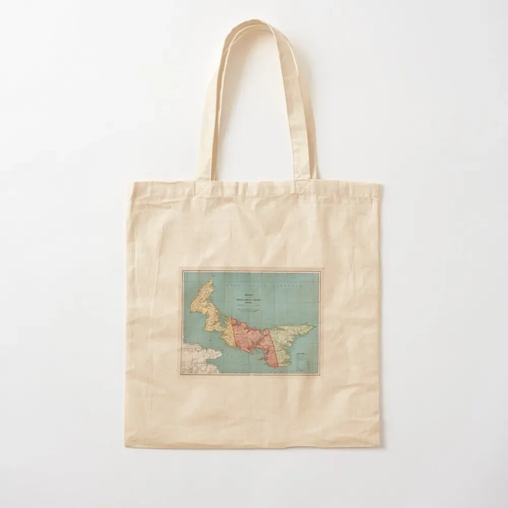 

Old Prince Edward Island Map (1925) Vintage Garden of the Gulf Canada Atlas Tote Bag Gift bags female bag Cloth bags Bag