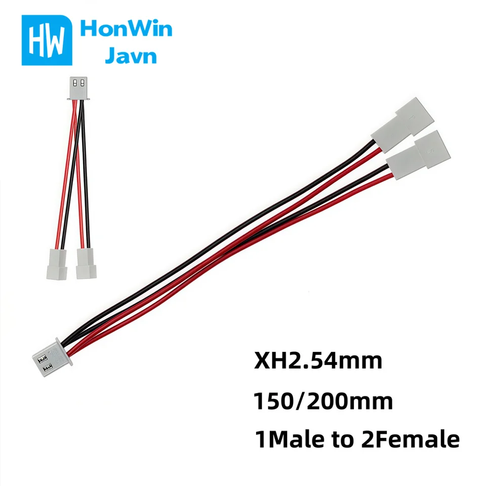 10 Stück JST SM 2.54 Splitter – 1 Stecker Auf 2 Buchsen, 15 Cm, Für WS2811/WS2812B LED-Streifen, DIY