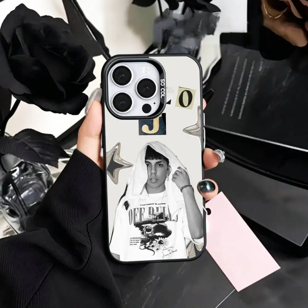 COOL R-Rapper Milo J   Phone Case For iPhone17,16,15,14,13,12,11 Plus,Pro Max Colored Silver Plated Inside Cover