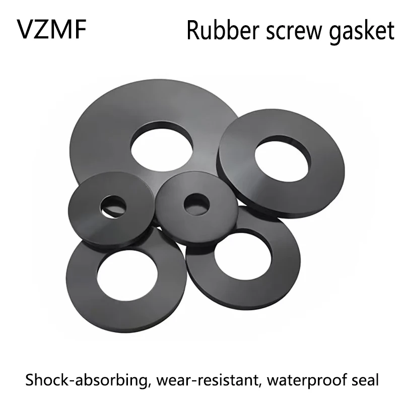 Rubber gasket screw seal ring waterproof soft Dingqing gasket cushion flat gasket temperature resistant shock absorbing gasket