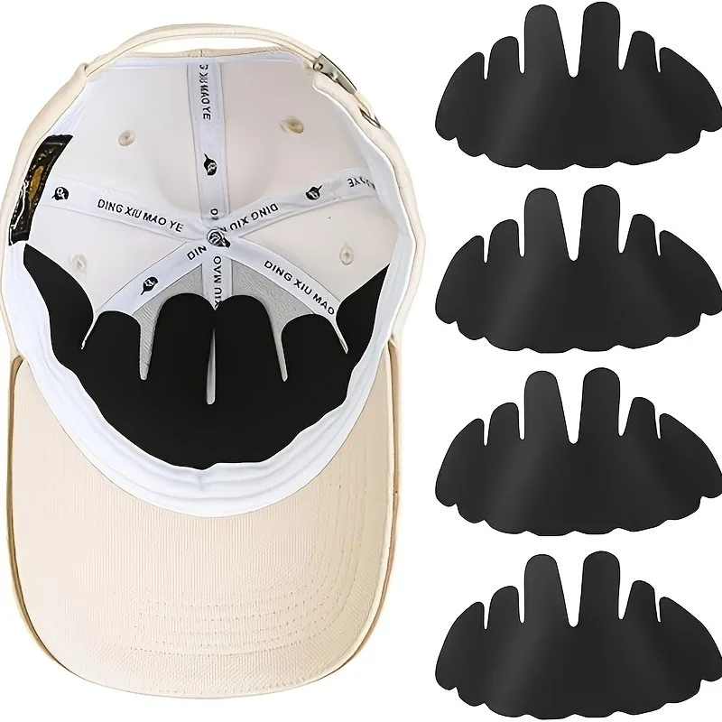 

5pcs Baseball Cap Sweat Liner Absorbent Pads Insert,Outdoor Hard Hat Sweatband, for Sports Cap Wide Brim Caps - All-season, Knit