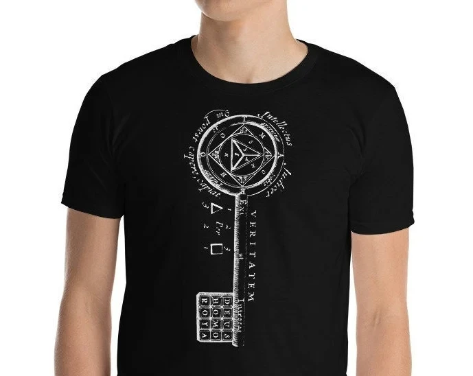 Key To The Mysteries Eliphas Levi Occult Shirt Pagan Shirt Hermetic Sigils Alchemist Esoteric Alchemy Occult Enochian Magick Tee