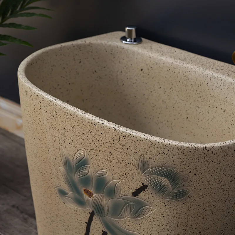 ممسحة حمام السباحة السيراميك المنزلية ممسحة المرحاض بركة شرفة بالوعة في الهواء الطلق غسل ممسحة السيراميك #2