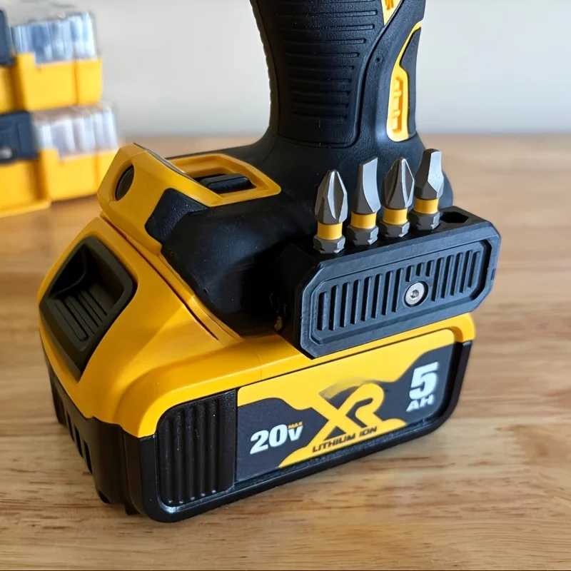 2Pcs a Holder & Organizer for Dewalt 12V/20V Drill Bits and Hex Bits, Capable of Storing 10pcs of 1/4-inch Hex Bits