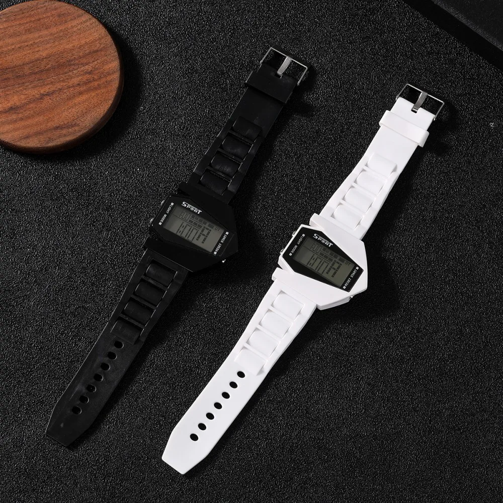 Creative Digital Watches for Kids Luminous Wateproof Silicone Strap Sports Watch Multifunction Alarm Clock Sports Watch