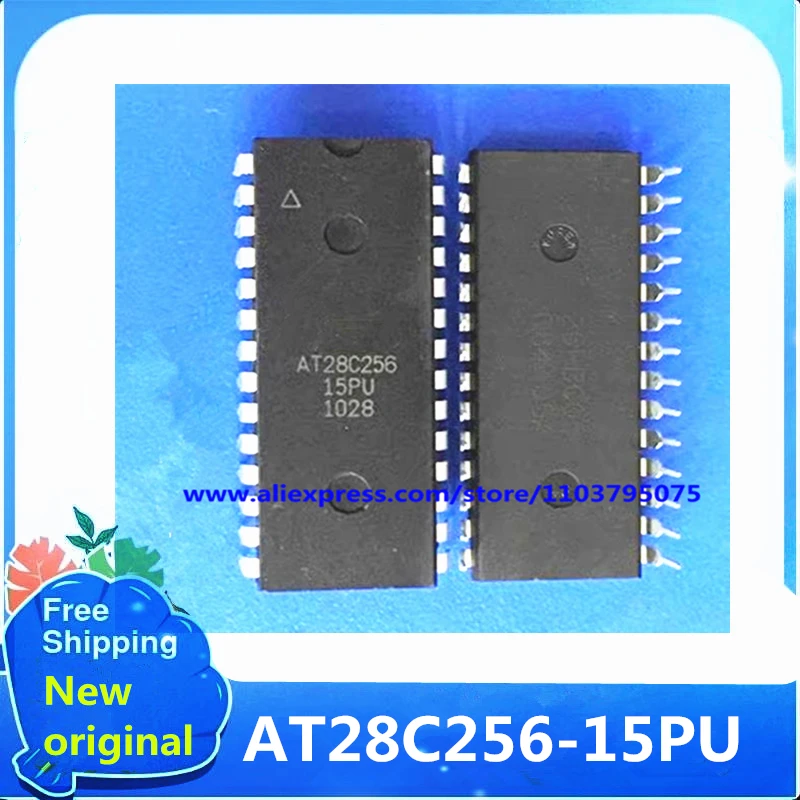 10PCS~20PCS/LOT AT28C256-15PU DIP-28 AT28C256-15 DIP28 AT28C256 28C256 256 MCU memory New Original