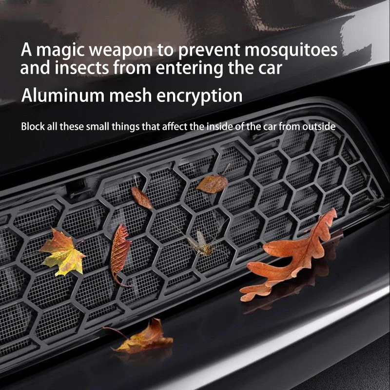 For New Tesla Model Y Juniper Launch 2025 Car Lower Bumper Anti Insect Net Anti Dust Proof Inner Vent Grille Cover