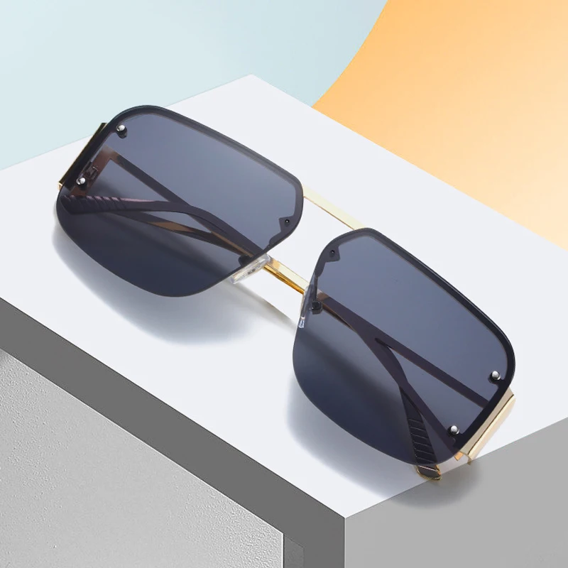 

Fashion Trendy Beach Sunglasses Stylish Outdoor Anti-ultraviolet Glasses European and American Classic Vintage Men's and Women's