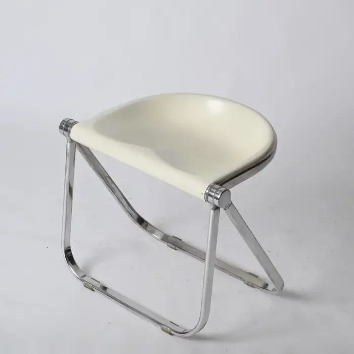 #Italian Creative Style Popular Small-Sized Metal Dining Chair Hotel Furniture Minimalist Design Living Room Apartment
