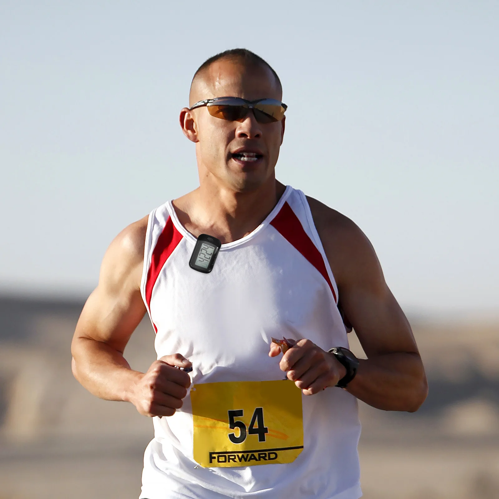 

Small Portable Clip on Pedometer Easy Read Display Pedometer for Walking Steps and Activity Tracker for Seniors