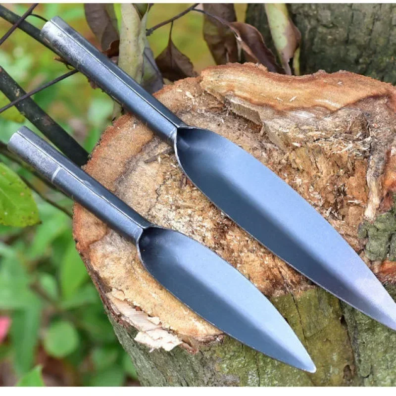 Folhas de Salgueiro em Aço Carbono Plantas Suculentas Ferramenta de Plantio de Solo Solto pá de Escavação ao ar Livre Ferramentas de Jardinagem Doméstica pá de