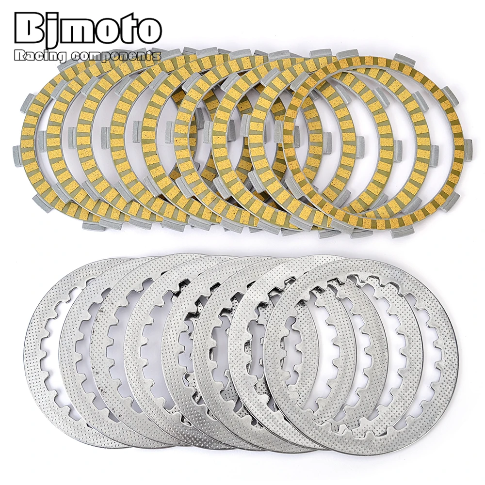 Clutch Friction Plates Disc Kit For Yamaha FZ400 4YR 1997 21V-16321-00 3XP-16321-00 1HX-16331-00 131-16324-00